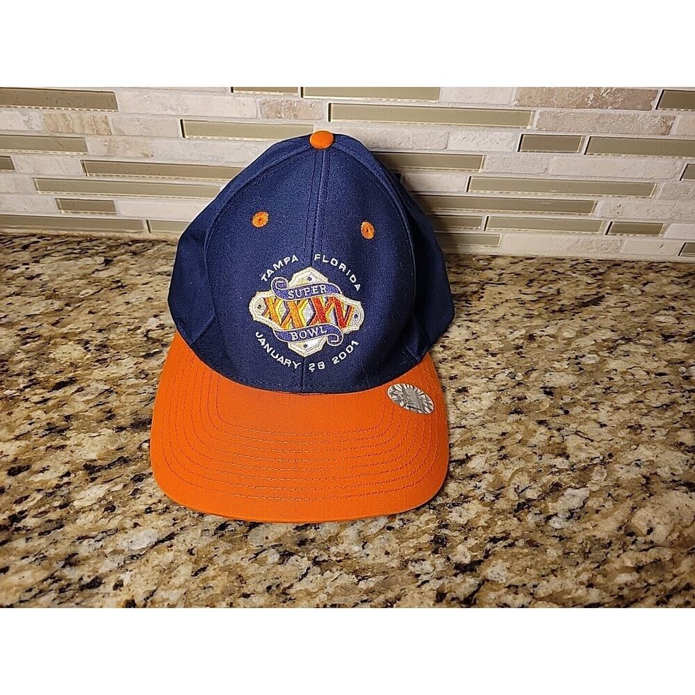 Super Bowl XXXV Hat Cap NFL Football Snapback Adjustable Tampa Florida